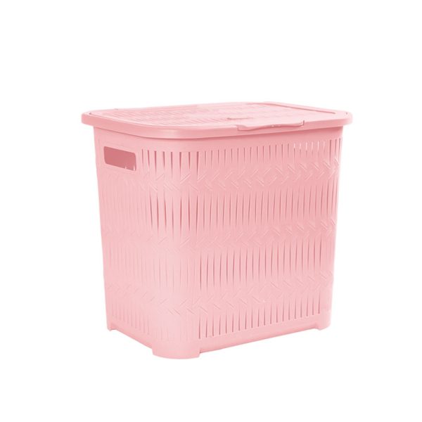 سلة ملابس بامبو