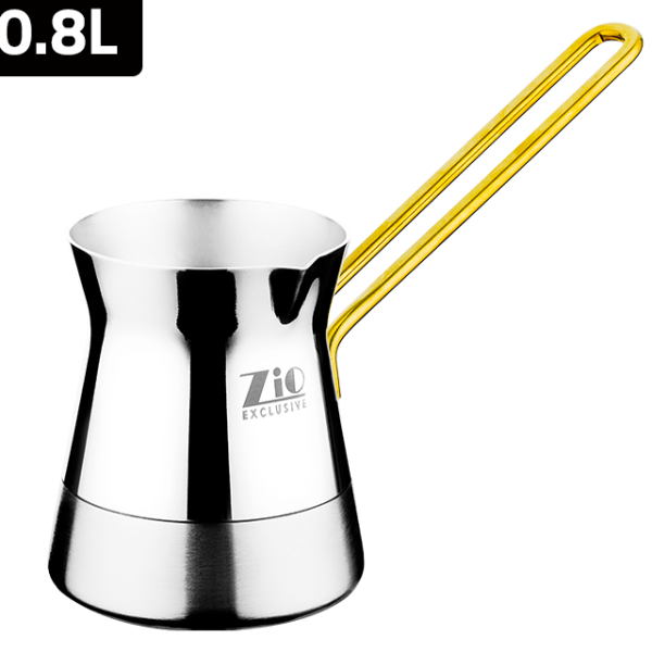 دلة قهوة ستيل قياس 0.8 لتر من زيو