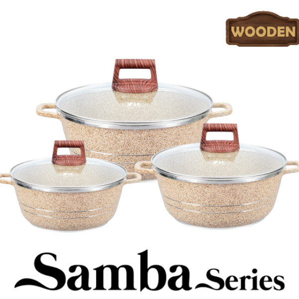 سيت طناجر زيو سامبا قياس 32-28-26