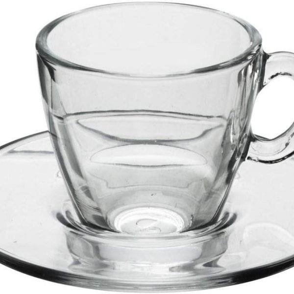 سيت فنجان اسبريسو زجاج ( الباشا بهجت )