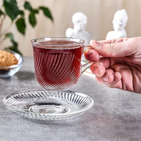 سيت كوب شاي مع صحن (الباشا بهجت )