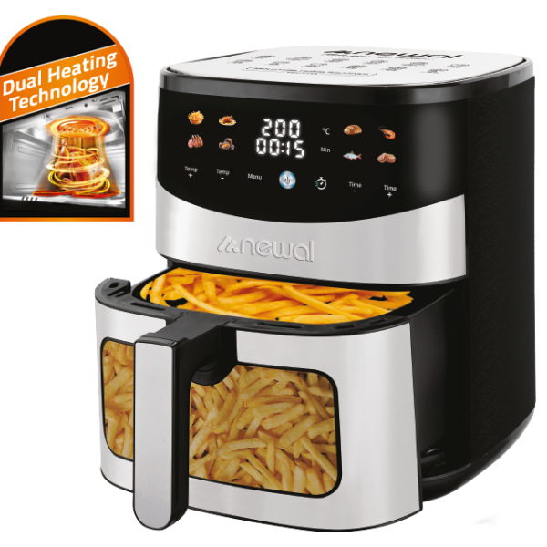 قلاية هوائية ديجيتال 6.5 لتر ماركة (نوال)