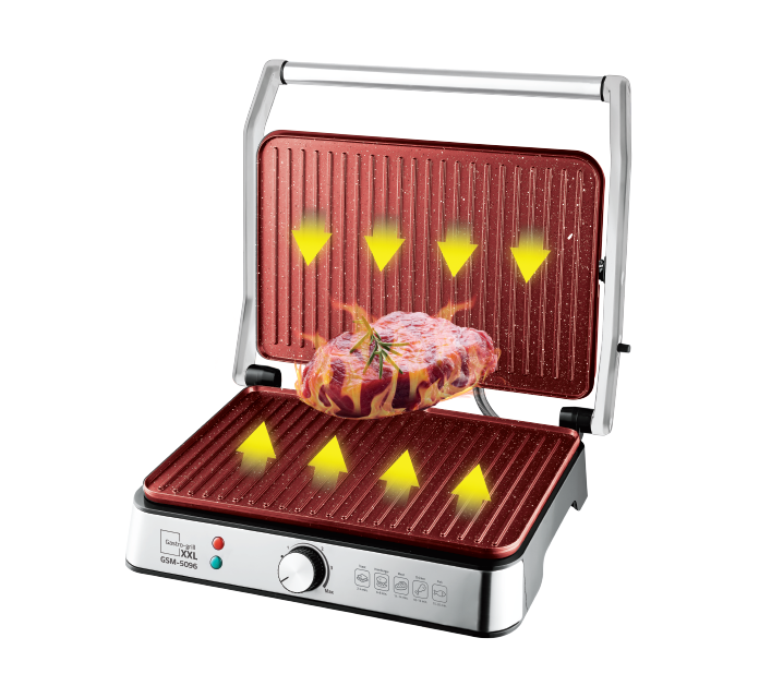 GSM 5096 شواية وكابسة كهربائية الصورة 2